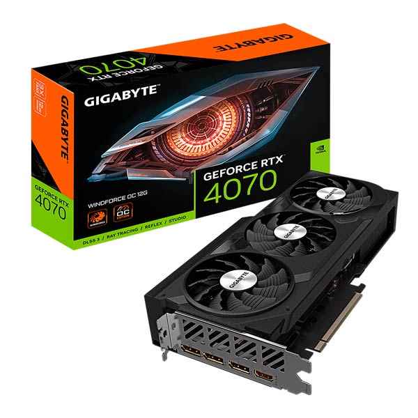 Gigabyte GeForce RTX 4070 WINDFORCE OC 12GB