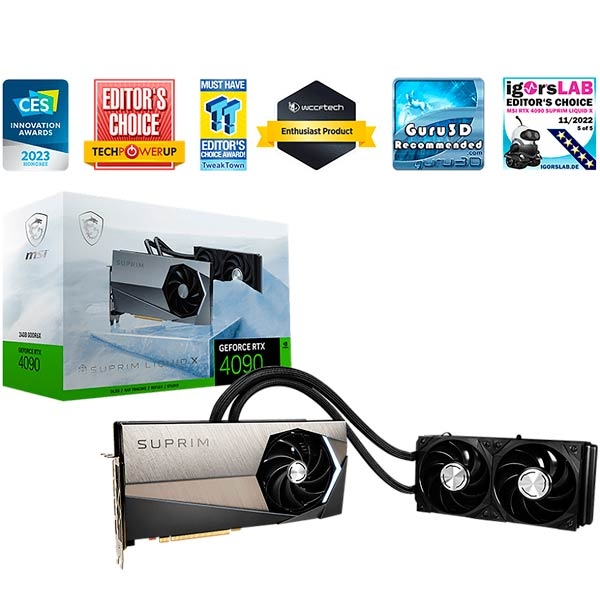 MSI GeForce RTX 4090 Suprim Liquid X 24GB GDDR6X
