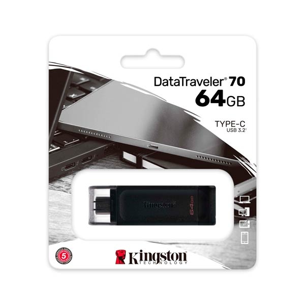 Kingston DataTraveler 70 USB-C 64GB Flash Drive