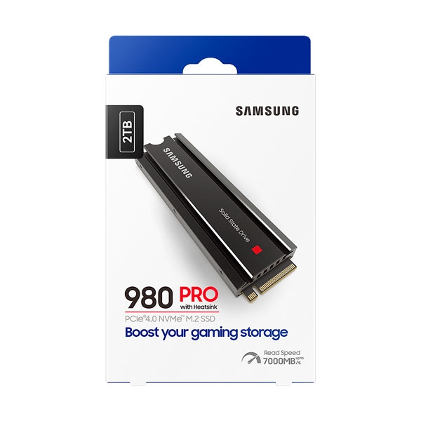 Samsung 980 PRO With Heatsink 2TB NVMe PCIe M2 SSD