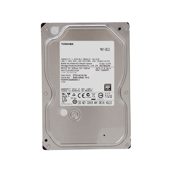 Toshiba 1 TB 7200rpm HDD DT01ACA100