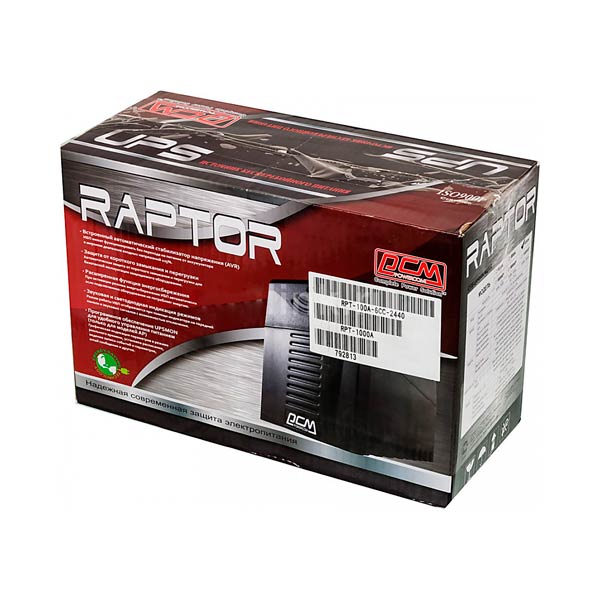 UPS Powercom Raptor RPT-1000A Line Interactive Tower