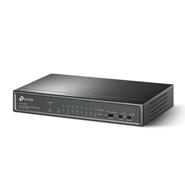 TP-Link TL-SF1009P 9-Port 10/100Mbps Desktop Switch with 8-Port PoE