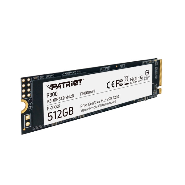  Patriot P300 512GB M2 PCIe GEN3 SSD