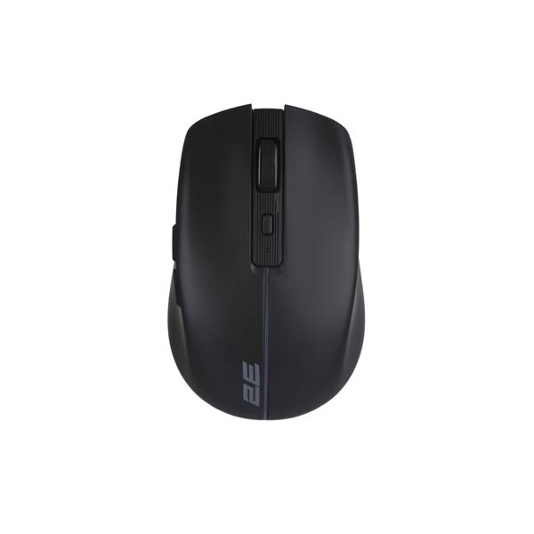 2E MF270 Silent Rechargeable Wireless Black Mouse