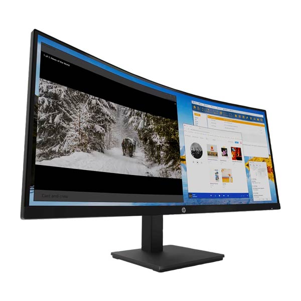 HP M34d WQHD Curved Monitor 3B1W4AA
