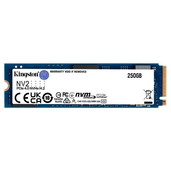 Kingston 250GB NV2 PCIe NVMe SSD SNV2S/250G