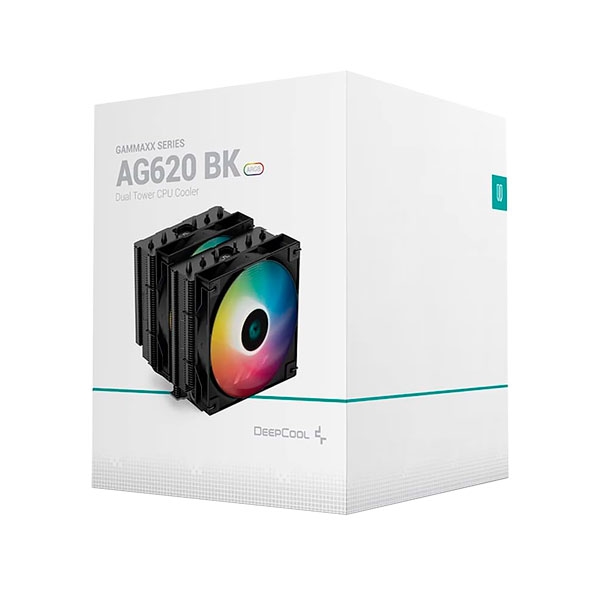 DeepCool Gammax AG620 BK ARGB Dual-Tower CPU Cooler