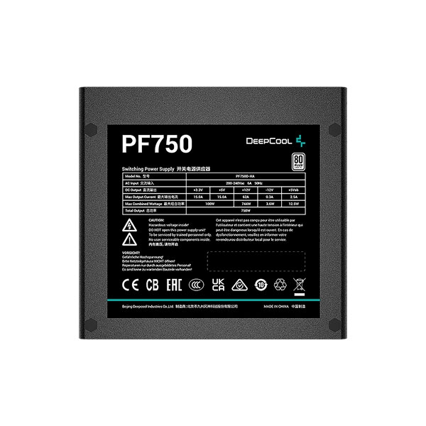 DeepCool PF750 750W Power Supply