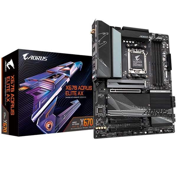 Gigabyte X670 AORUS ELITE AX Motherboard 