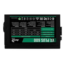 AeroCool VX PLUS 600W Power Supply