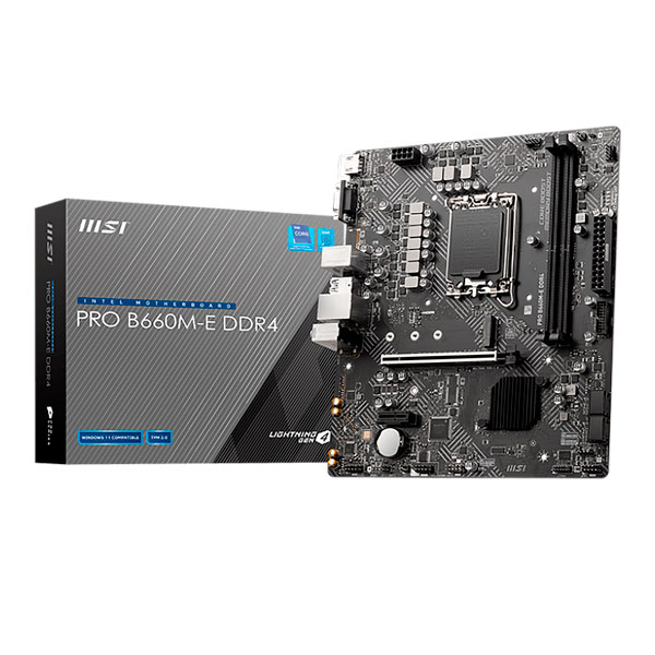 MSI PRO B660M-E DDR4 Motherboard 