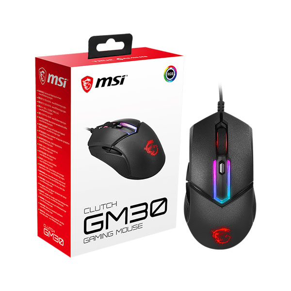 MSI Clutch GM30 Black Gaming Mouse