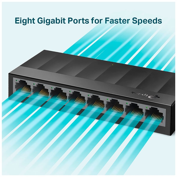 TP-Link LS1008G 8-Port Gigabit Desktop Switch