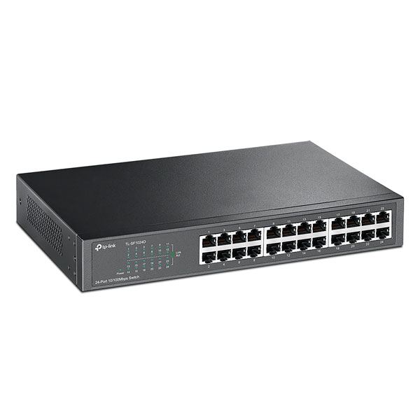TP-Link TL-SF1024D 24-Port 100Mbps Rackmount Desktop Switch