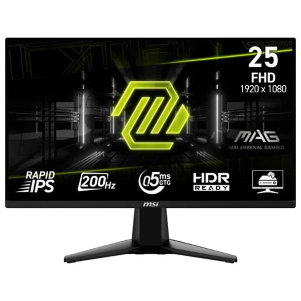 MSI MAG 255F E2 – 24.5 FHD 200Hz Gaming Monitor