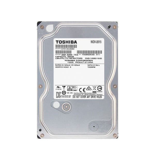 Toshiba 500 GB 7200rpm HDD DT01ACA050