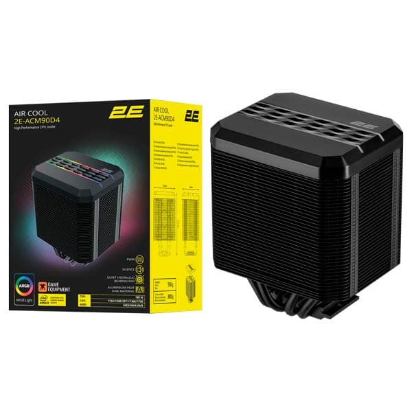 Cooler 2E GAMING Air Cool AC90D4-RGB