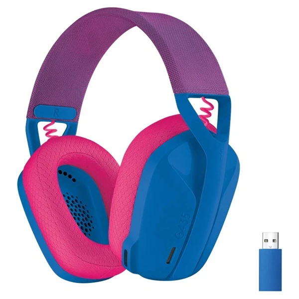 LOGITECH G435 LIGHTSPEED Wireless Gaming Headset Blue