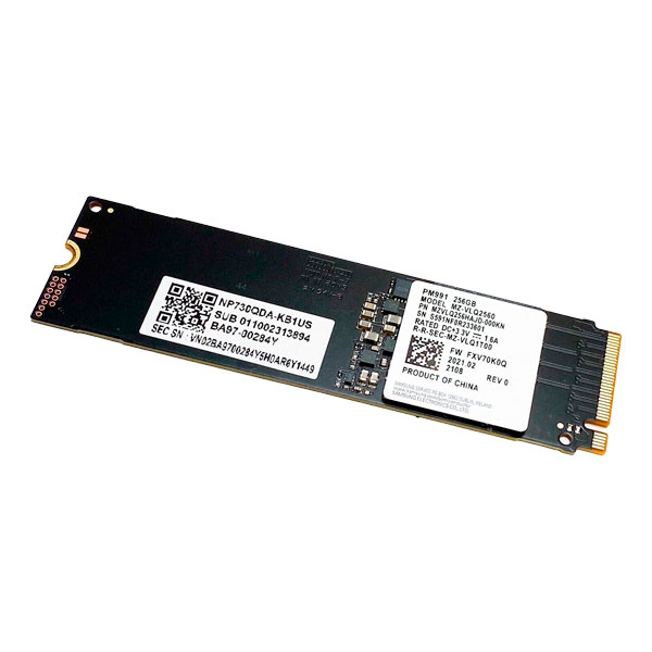 Samsung PM991a 256GB NVMe M.2 SSD