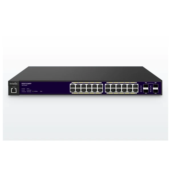 EnGenius 24-Port Gigabit PoE+ L2 Managed Switch EGS-7228FP