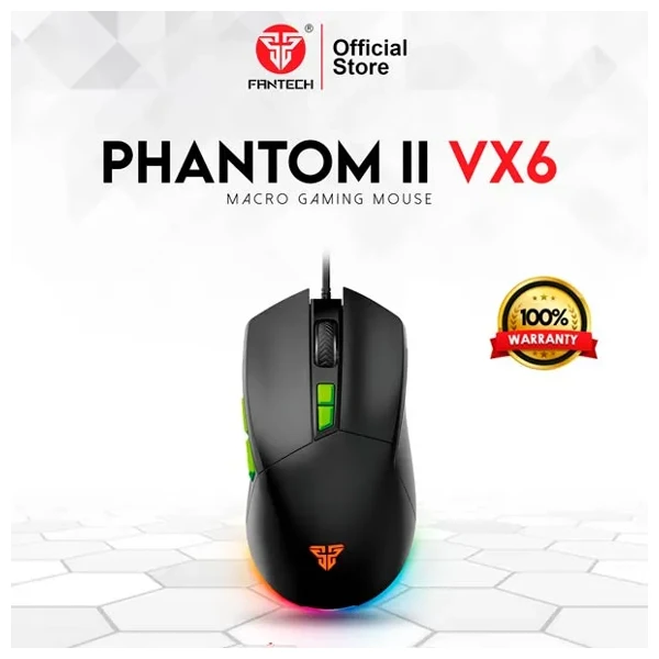 Fantech VX6 Venom Go Phantom II Black Gaming Mouse