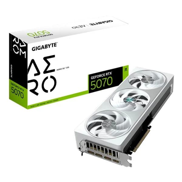 Gigabyte GeForce RTX 5070 AERO OC 12GB White