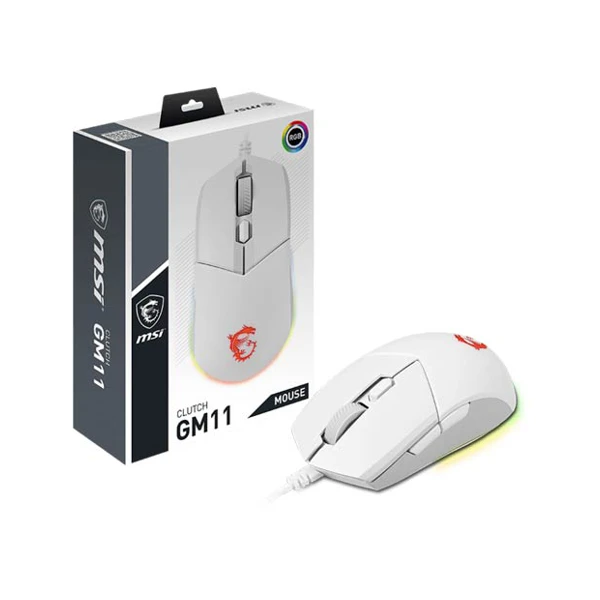 MSI CLUTCH GM11 Gaming Mouse White