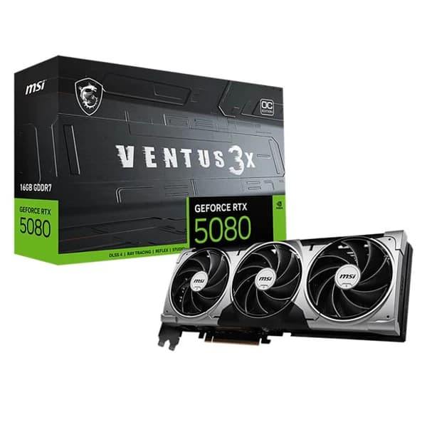MSI GeForce RTX 5080 16GB GDDR7 Ventus 3X OC