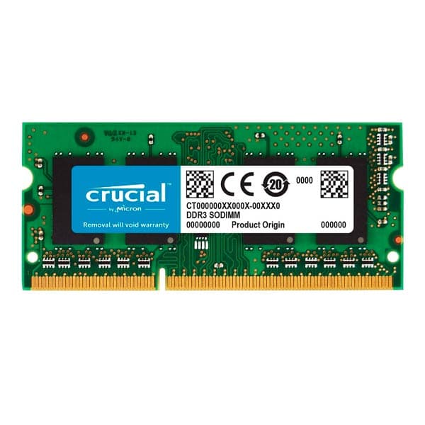 RAM Crucial 4GB DDR3 1600MHz SO-DIMM