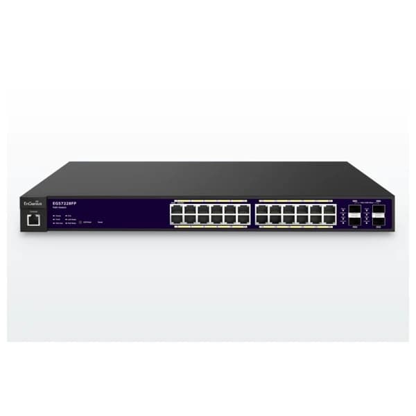 EnGenius 24-Port Gigabit PoE+ L2 Managed Switch EGS-7228FP