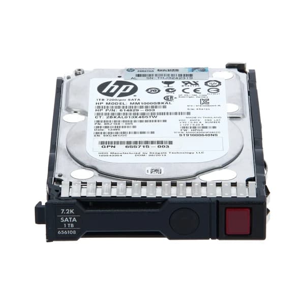 HPE 1 TB 6G SAS SFF 2.5" HDD 655710-B21-D