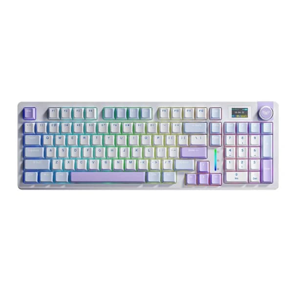 AULA S98 Pro Light Blue White Black Purple Mechanical Gaming Keyboard