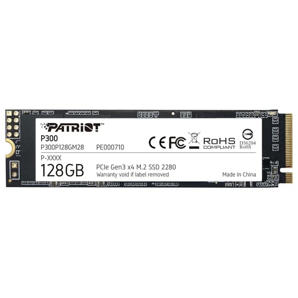 Patriot P300 128GB M.2 PCIe Gen 3 SSD P300P128GM28